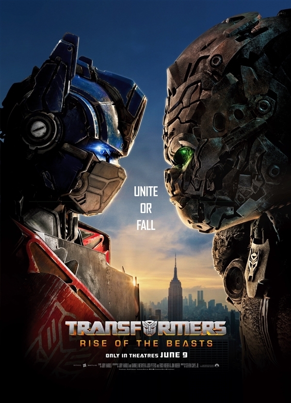 6月9日上映！《变形金刚7》IMAX海报：汽车人、猛兽侠集结