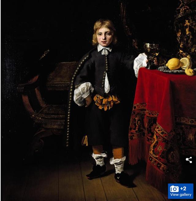 400年前的画里有男孩穿耐克鞋？