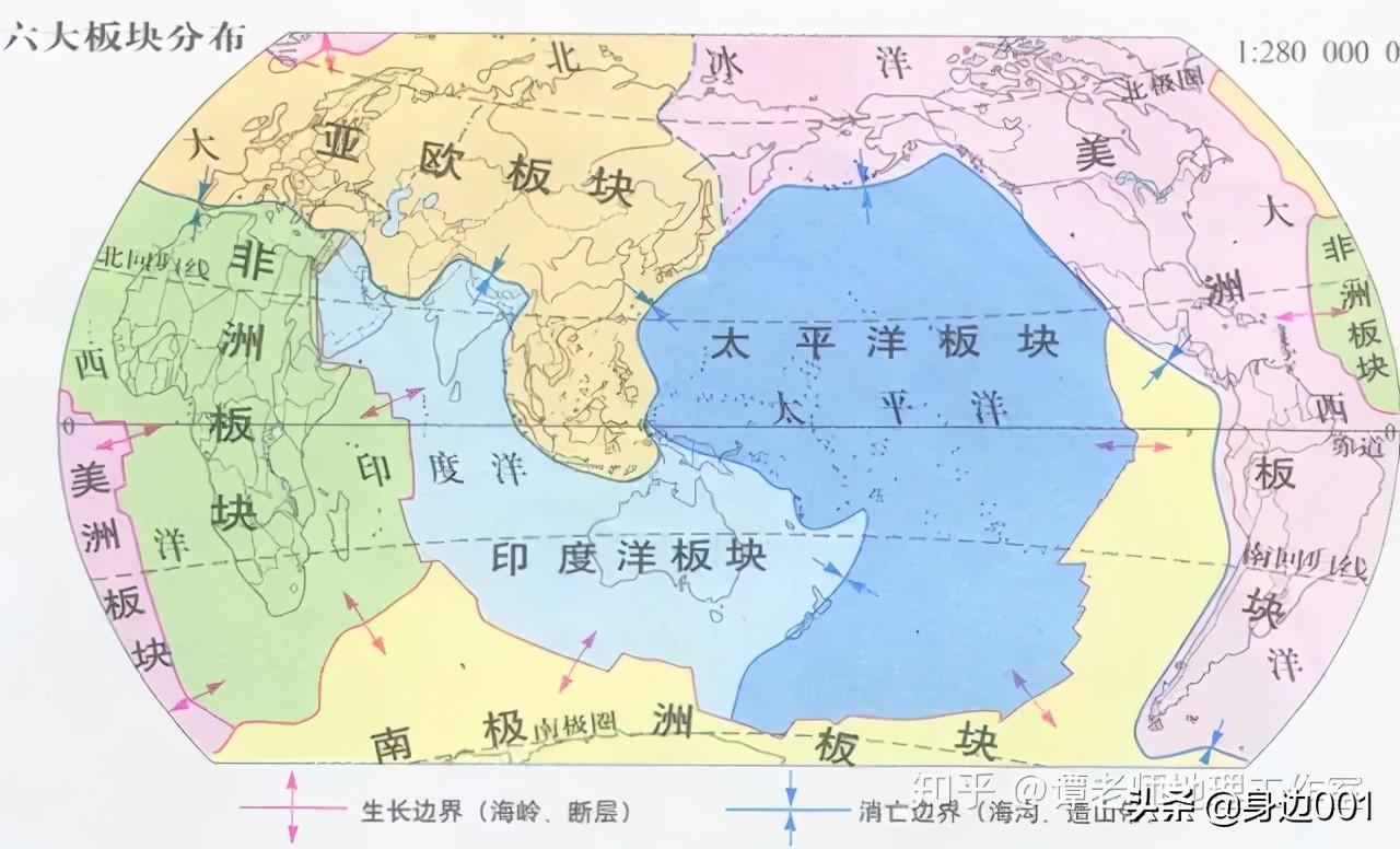七大洋和八大洲分别是什么（地球上板块的划分）-第1张图片
